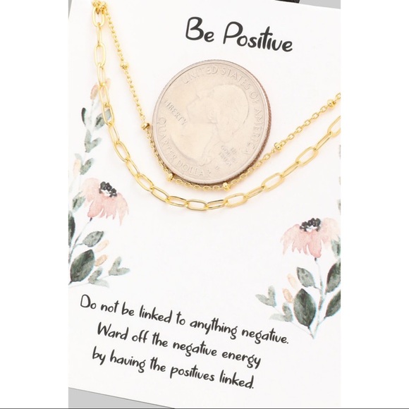 Dainty Layered Chain Necklace - Picture 2 of 2